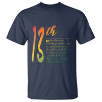 13th Amendment of U.S. Constitution T Shirt Juneteenth Black History