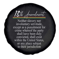 13th Amendment of U.S. Constitution Spare Tire Cover Juneteenth 1865 Black History