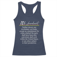 13th Amendment of U.S. Constitution Racerback Tank Top Juneteenth 1865 Black History