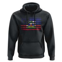 American Haitian Haiti USA Flag Hoodie