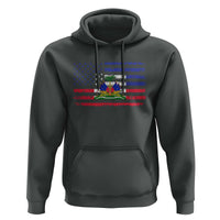 American Haitian Haiti USA Flag Hoodie