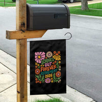 Schools Out Forever Retirement 2026 Garden Flag Retired Teacher Summer Retro Floral