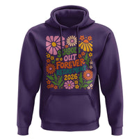 Schools Out Forever Retirement 2026 Hoodie Retired Teacher Summer Retro Floral