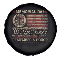 Memorial Day Spare Tire Cover Remember And Honor Red Poppy Flower Military Veteran