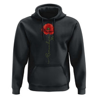 Remember Memorial day Red Poppy Veteran Military Army Hoodie