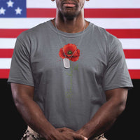 Remember Memorial day Red Poppy Veteran Military Army T Shirt