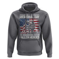 Memorial Day Hoodie Remembering Our Fallen Heroes Veteran Day American Flag