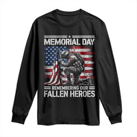 Memorial Day Long Sleeve Shirt Remembering Our Fallen Heroes Veteran Day American Flag
