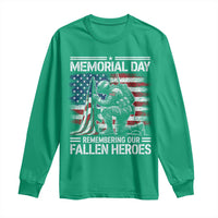 Memorial Day Long Sleeve Shirt Remembering Our Fallen Heroes Veteran Day American Flag