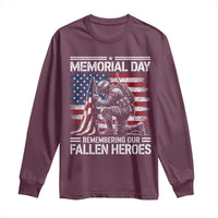 Memorial Day Long Sleeve Shirt Remembering Our Fallen Heroes Veteran Day American Flag