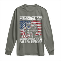 Memorial Day Long Sleeve Shirt Remembering Our Fallen Heroes Veteran Day American Flag