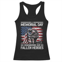 Memorial Day Racerback Tank Top Remembering Our Fallen Heroes Veteran Day American Flag