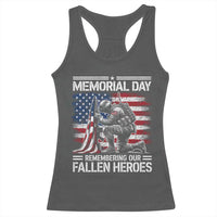 Memorial Day Racerback Tank Top Remembering Our Fallen Heroes Veteran Day American Flag
