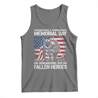 Memorial Day Tank Top Remembering Our Fallen Heroes Veteran Day American Flag