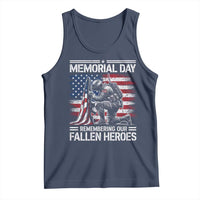 Memorial Day Tank Top Remembering Our Fallen Heroes Veteran Day American Flag