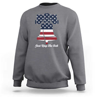 Vintage Liberty Bell Sweatshirt Just Ring The Bell USA Flag - Wonder Print Shop