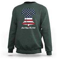 Vintage Liberty Bell Sweatshirt Just Ring The Bell USA Flag - Wonder Print Shop