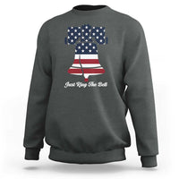 Vintage Liberty Bell Sweatshirt Just Ring The Bell USA Flag - Wonder Print Shop