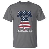 Vintage Liberty Bell T Shirt Just Ring The Bell USA Flag - Wonder Print Shop