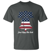 Vintage Liberty Bell T Shirt Just Ring The Bell USA Flag - Wonder Print Shop