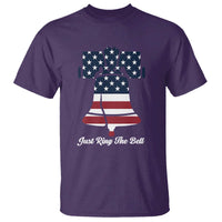 Vintage Liberty Bell T Shirt Just Ring The Bell USA Flag - Wonder Print Shop