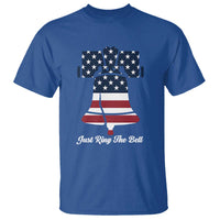 Vintage Liberty Bell T Shirt Just Ring The Bell USA Flag - Wonder Print Shop