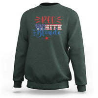 Funny 4th Of july Red White And Blonde Sweatshirt Patriotic American Flag - Wonder Print Shop