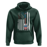 Funny Pouring Beer American Flag 4th Of July Craft Brewery Hoodie - Wonder Print Shop
