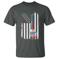 Funny Pouring Beer American Flag 4th Of July Craft Brewery T Shirt - Wonder Print Shop