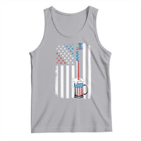 Funny Pouring Beer American Flag 4th Of July Craft Brewery Tank Top - Wonder Print Shop