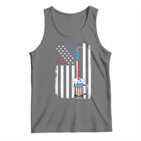 Funny Pouring Beer American Flag 4th Of July Craft Brewery Tank Top - Wonder Print Shop