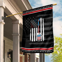 Funny Pouring Beer American Flag 4th Of July Craft Brewery Garden Flag