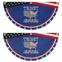 Funny Support The Country You Live In Patriotic Fan Flag American Flag Map We The People Patriotic