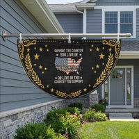 Funny Support The Country You Live In Patriotic Fan Flag American Flag Map We The People Patriotic