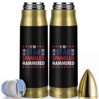 Funny 4th Of July Beer Drinking Lover Bullet Tumbler I'm Star Spangled Hammered - Wonder Print Shop