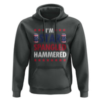 Funny 4th Of July Beer Drinking Lover Hoodie I'm Star Spangled Hammered - Wonder Print Shop