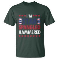 Funny 4th Of July Beer Drinking Lover T Shirt I'm Star Spangled Hammered - Wonder Print Shop