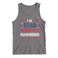 Funny 4th Of July Beer Drinking Lover Tank Top I'm Star Spangled Hammered - Wonder Print Shop