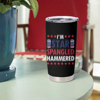 Funny 4th Of July Beer Drinking Lover Tumbler Cup I'm Star Spangled Hammered - Wonder Print Shop