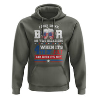 Funny I Only Drink Beer On Two Occasions When Its 4th Of July And When Its Not Hoodie July 4th Drinking - Wonder Print Shop