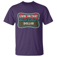 Living On That Blue Collar Dollar T Shirt Leopard Print - Wonder Print Shop