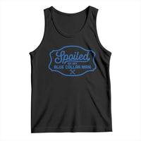 Funny Spoiled By My Blue Collar Man Tank Top - Wonder Print Shop