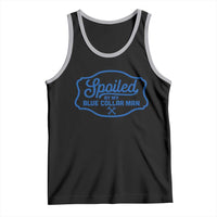 Funny Spoiled By My Blue Collar Man Tank Top - Wonder Print Shop
