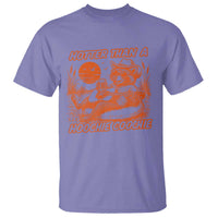 Funny Hotter Than A Hoochie Coochie T Shirt Summer Racoon Music - Wonder Print Shop
