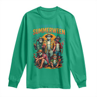 Funny I Freaking Love Summerween Long Sleeve Shirt Horror Halloween Summer - Wonder Print Shop