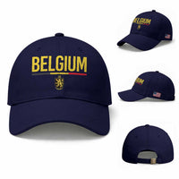 Belgium Belgian Flag Baseball Cap Belgian Lion Coat of Arms Belgie Souvenir