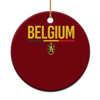 Belgium Belgian Flag Ceramic Ornament Belgian Lion Coat of Arms Belgie Souvenir