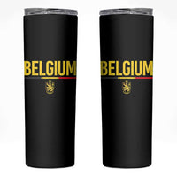 Belgium Belgian Flag Skinny Tumbler Belgian Lion Coat of Arms Belgie Souvenir