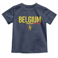 Belgium Belgian Flag Toddler T Shirt Belgian Lion Coat of Arms Belgie Souvenir