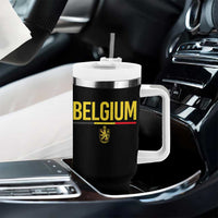 Belgium Belgian Flag Tumbler With Handle Belgian Lion Coat of Arms Belgie Souvenir